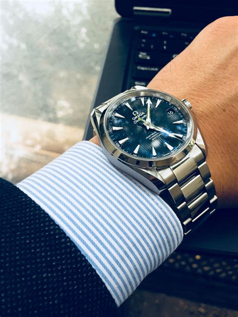 omega seamaster aqua terra blue|omega aqua terra 150m quartz.